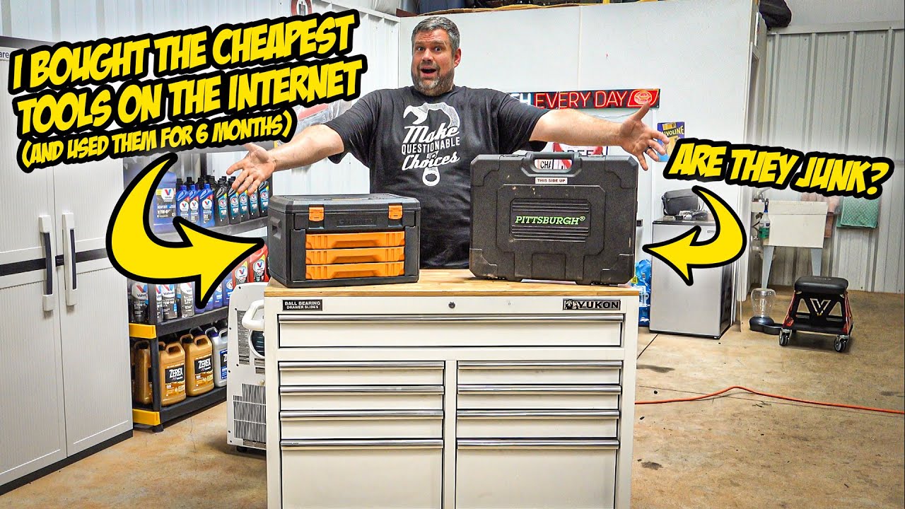Я купил самые дешёвые инструменты в Harbor Freight (6-месячный тест на пытки)