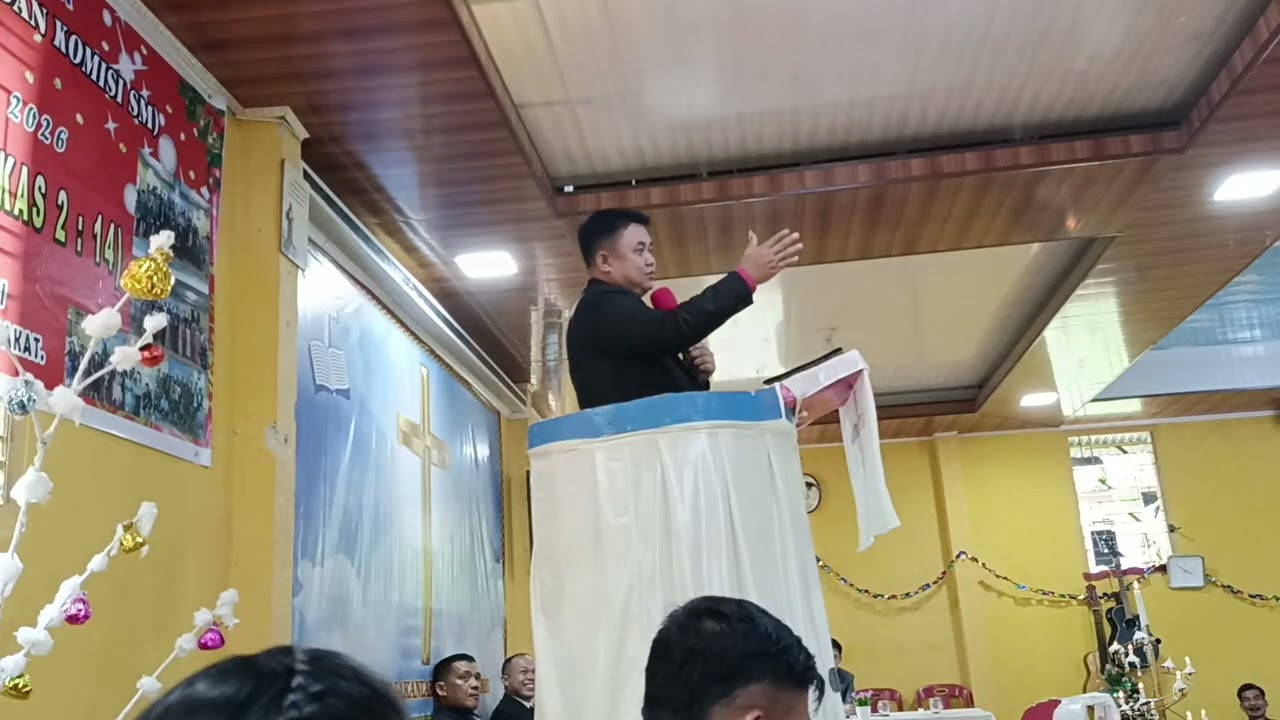 KHOTBAH BAPAK PDT RESTIFAL TELAUMBANUA, S.Th - NATAL GABUNGAN GPI SISARAHILI MOMBAWA