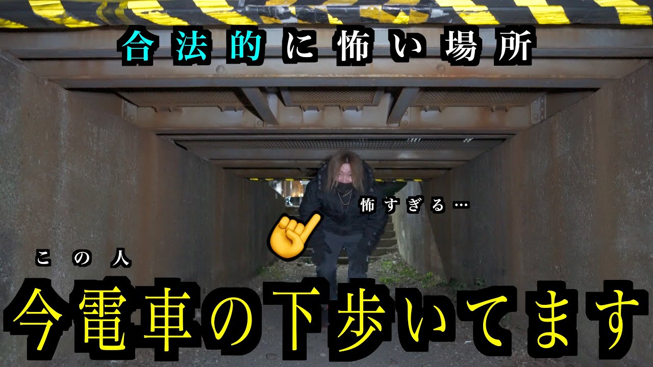 『衝撃』電車の下を潜れる珍スポット！通過する瞬間はまさに恐怖そのものでした…