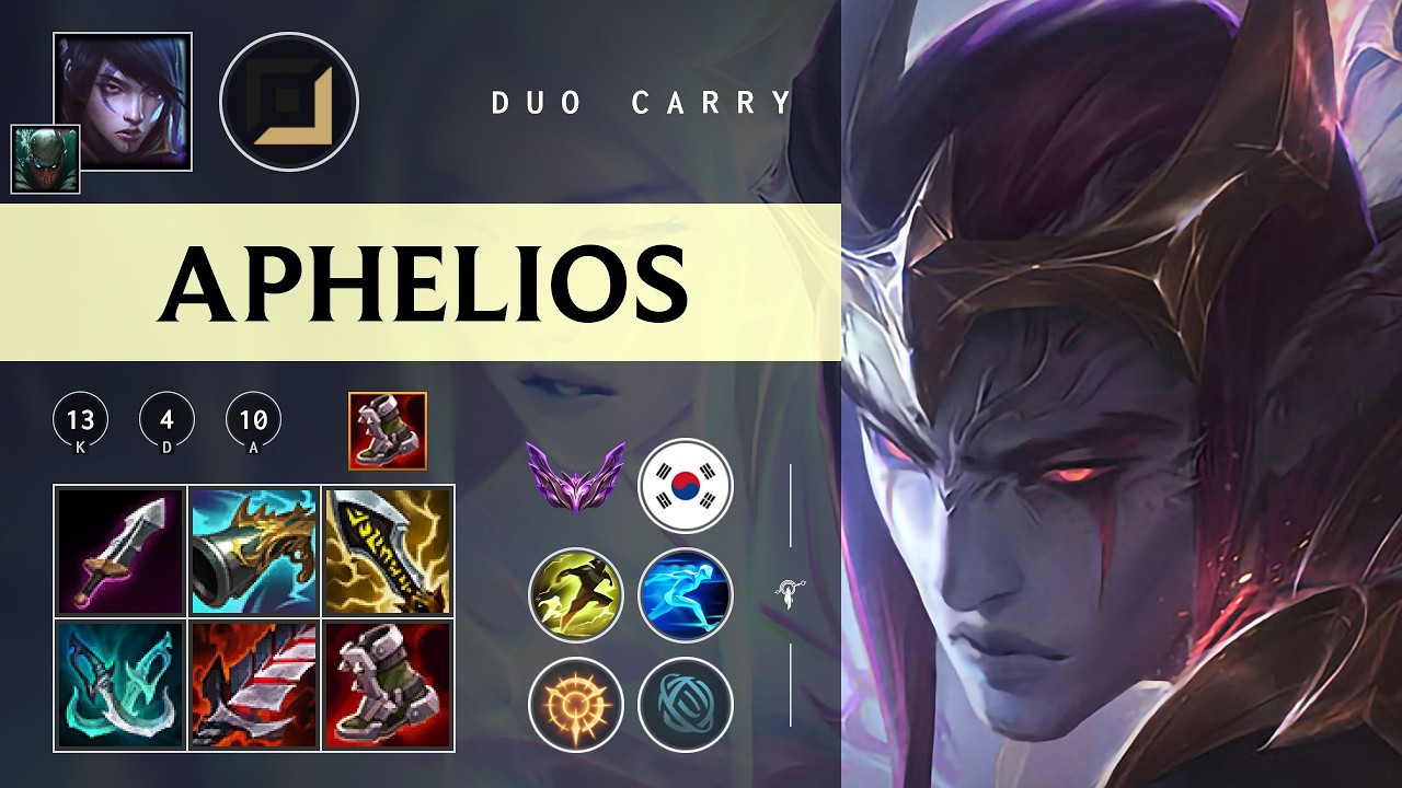 Aphelios ADC vs Caitlyn - KR Master Patch 26.04