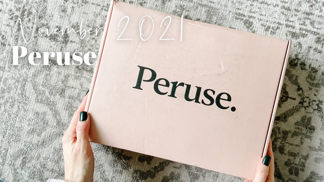 Peruse Unboxing November 2021: Book Subscription Box
