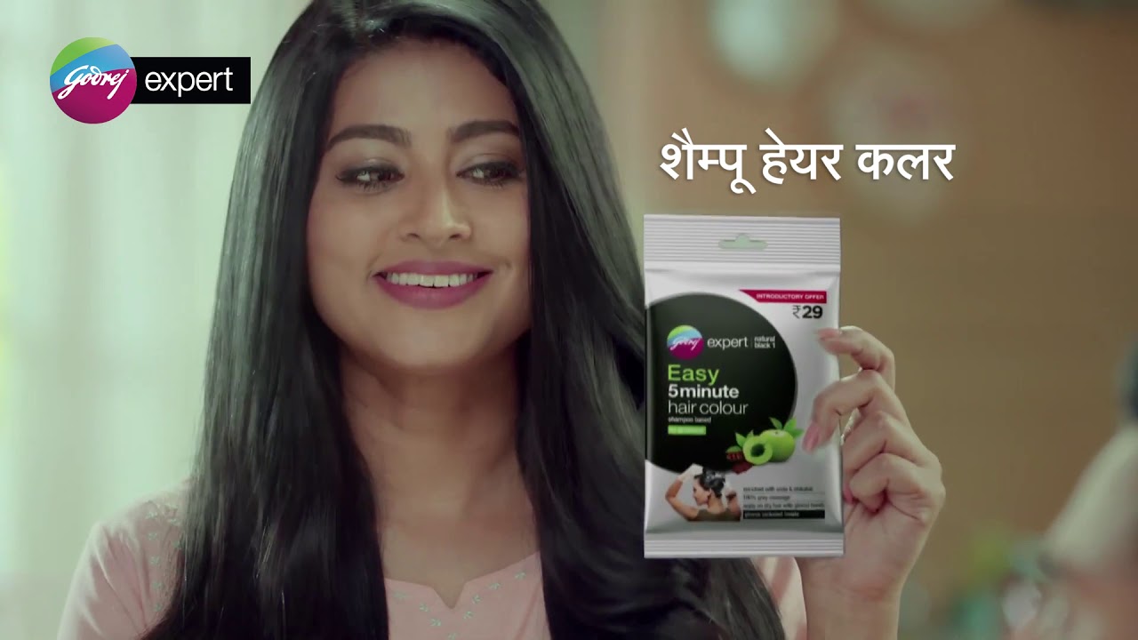 Godrej Expert Easy 5 Minute Hair Colour | Shampoo hair colour