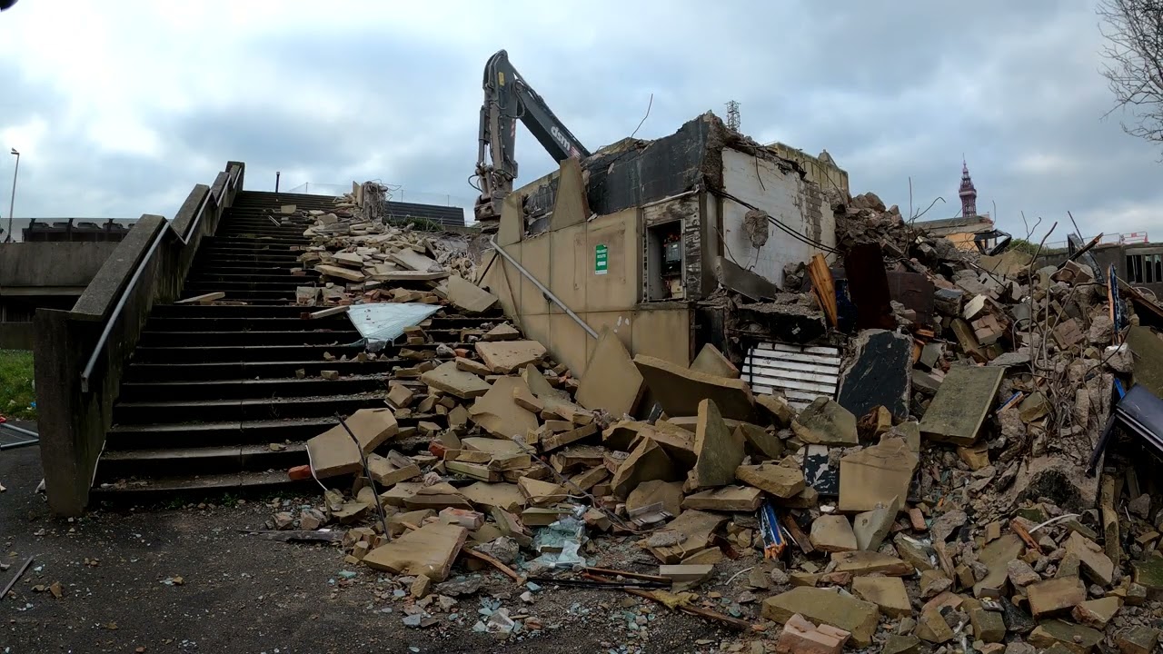 The Disappearance Of The Chapel Street Steps - March 2025 - Blackpool