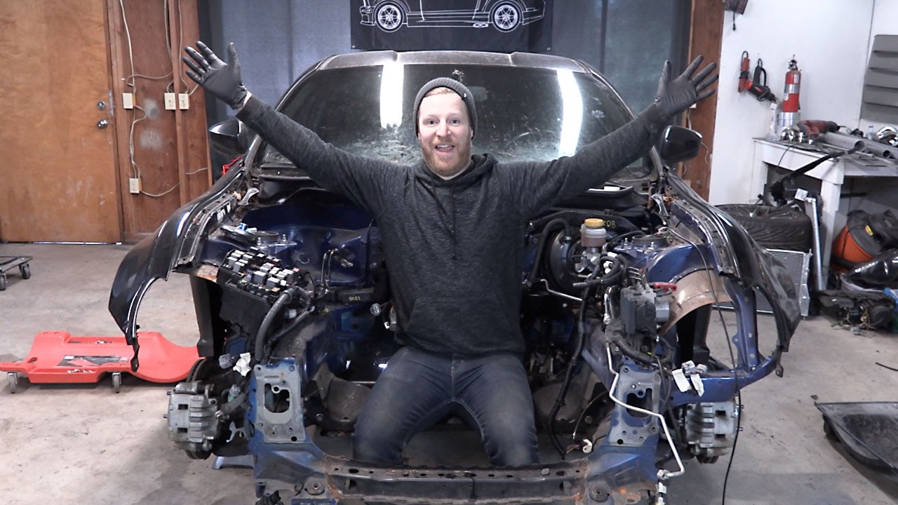 2JZ BRZ Pt 1 - Pulling The FA20 Engine
