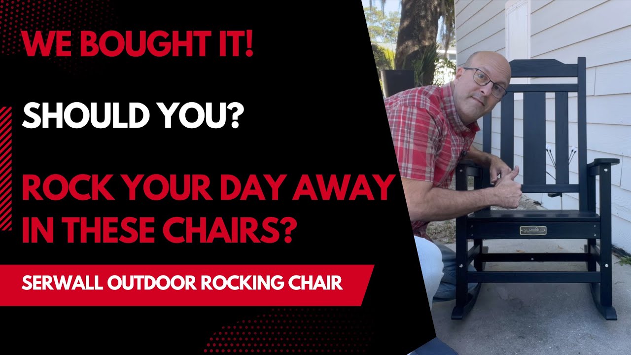 Serwall Outdoor Rocking Chair - Rock Your Day Away In This Chair?