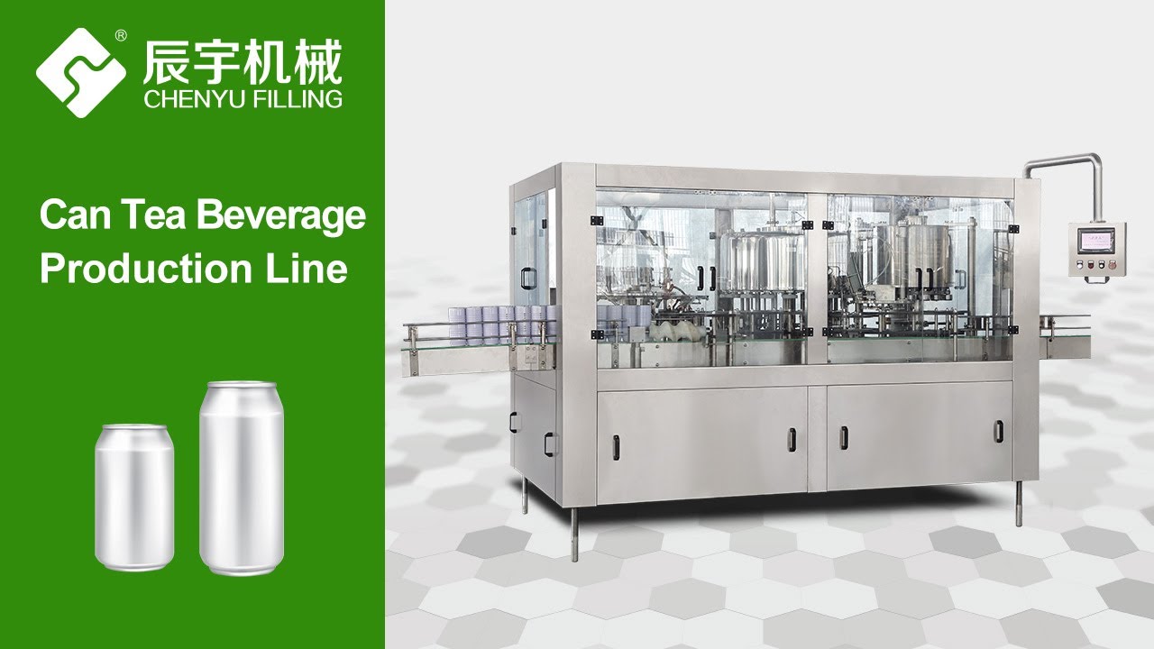 Can Tea Beverage Production Line, Can Filling Production Line - Chenyu Packaging Machinery