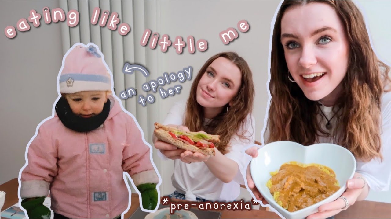 EATING MY CHILDHOOD FAVOURITE FOODS FOR A DAY *all-in anorexia recovery*