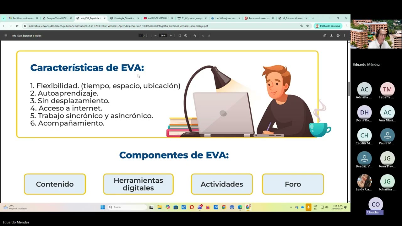 Sesión en línea entregable 2 EVA 20260223