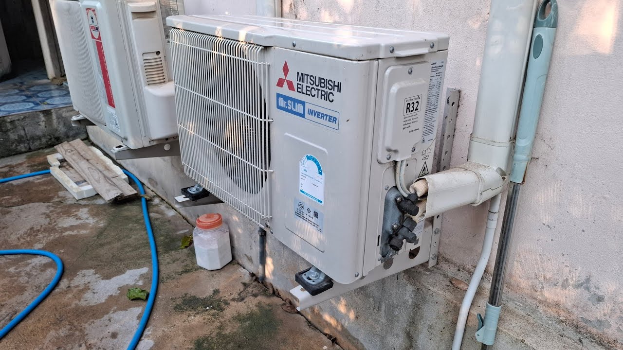 ตรวจเช็คซ่อม แอร์มิตซูบิชิ อินเวอร์เตอร์ รุ่น MSY-KX09VF / MUY-KX09VFไฟกระพริบ 17 ครั้ง