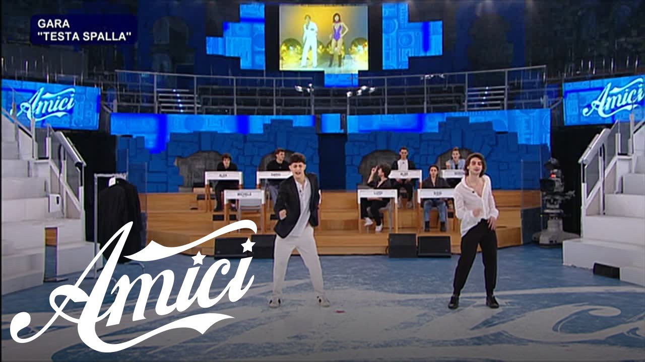 Amici 21 - La gara di coordinazione tra Nunzio e Michele