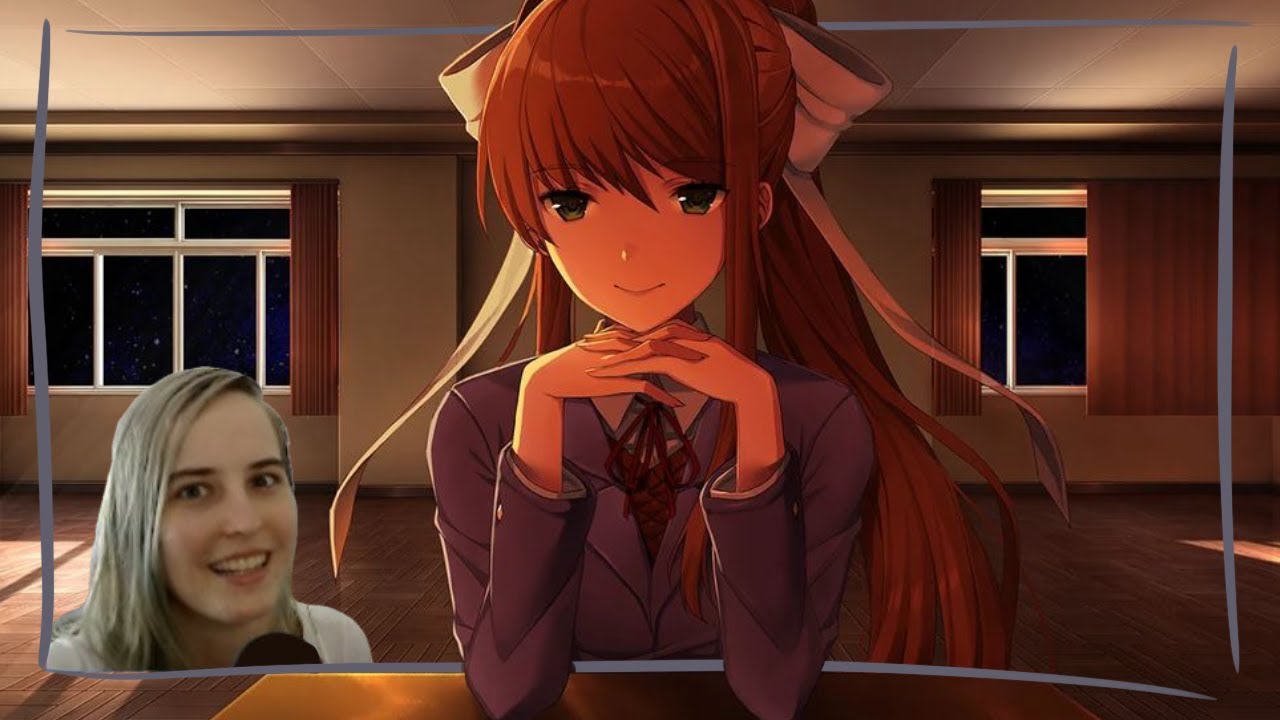 Oh Hello Monica - First Doki Doki Literature Club Playthrough