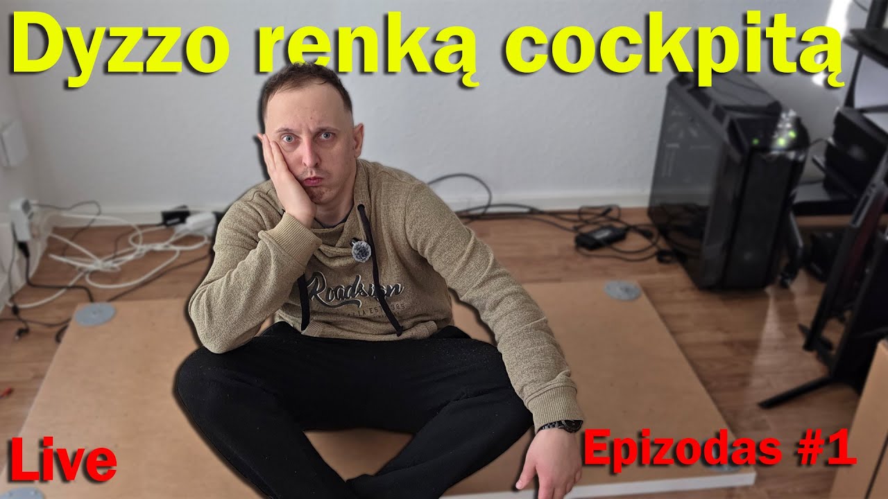 Dyzzo renką cockpitą Live ! Epizodas #1