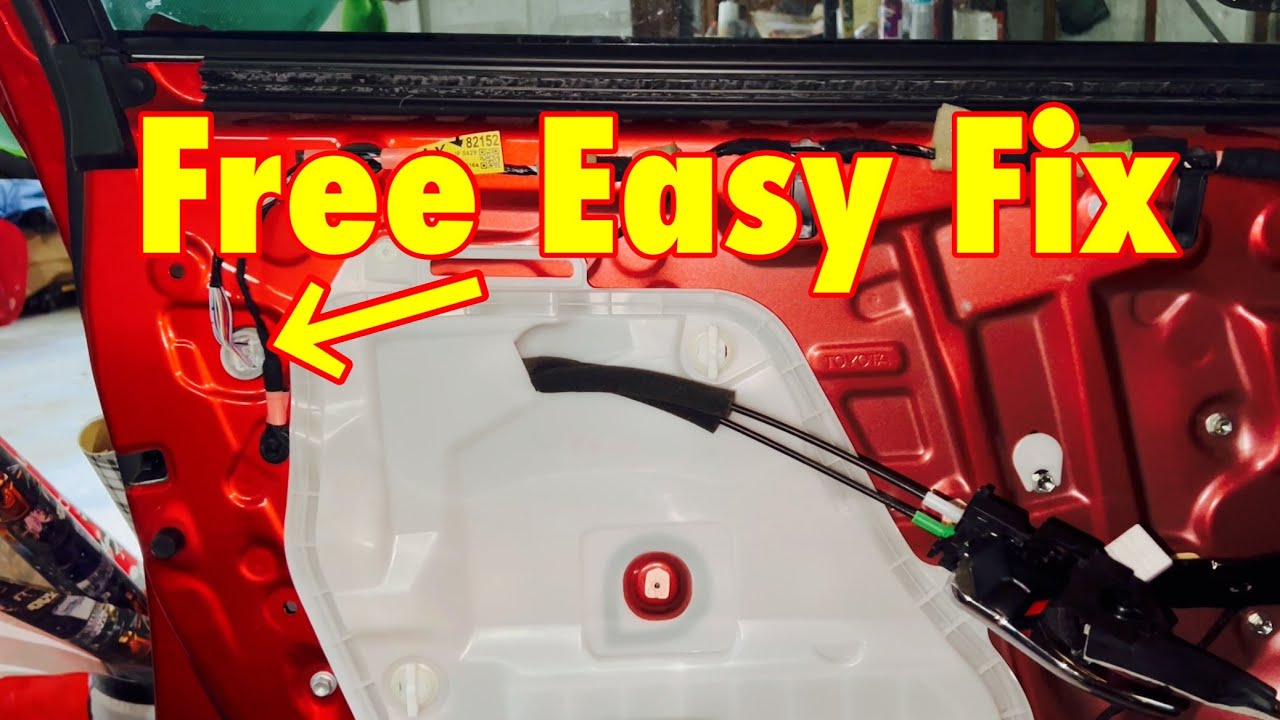 2016 Prius Driver’s Door Not Locking Or Unlocking Repair