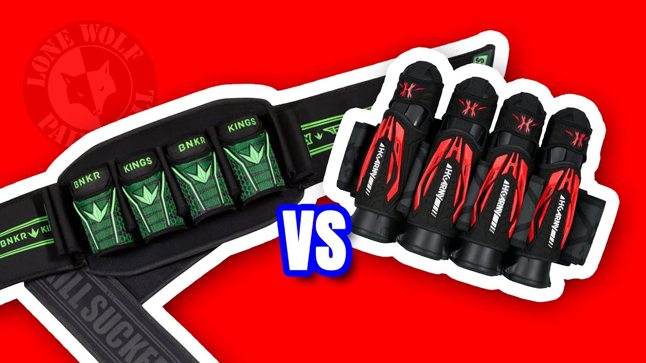 Bunkerkings Fly Pack vs HK Army Zero-G 2.0 | Strapless Pod Pack Comparison | Lone Wolf Paintball