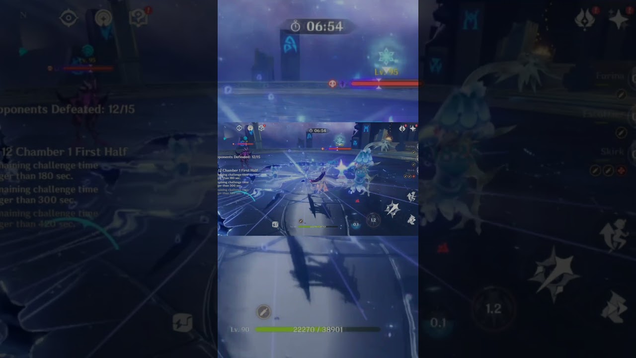 6.4 этаж 12 Камера 1 первая половина часть 12 #genshinimpact #gamer #genshin #hoyocreators #hoyo ...