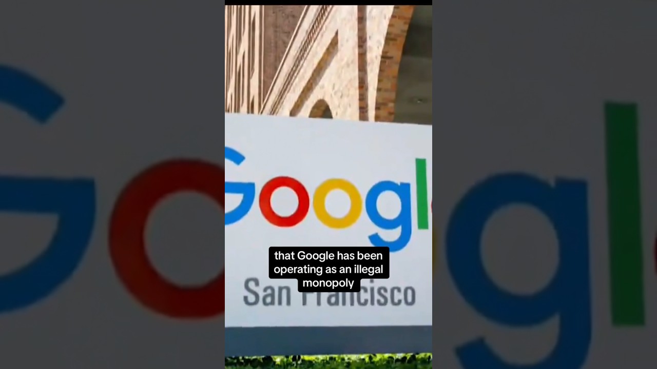 Judge rules Google violated antitrust law #shorts