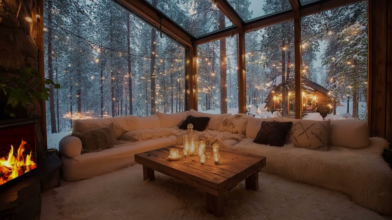 溫暖冬夜鋼琴 + 壁爐火聲 | Cozy Fireplace Piano for Sleep & Relax 2026 3小時無廣告