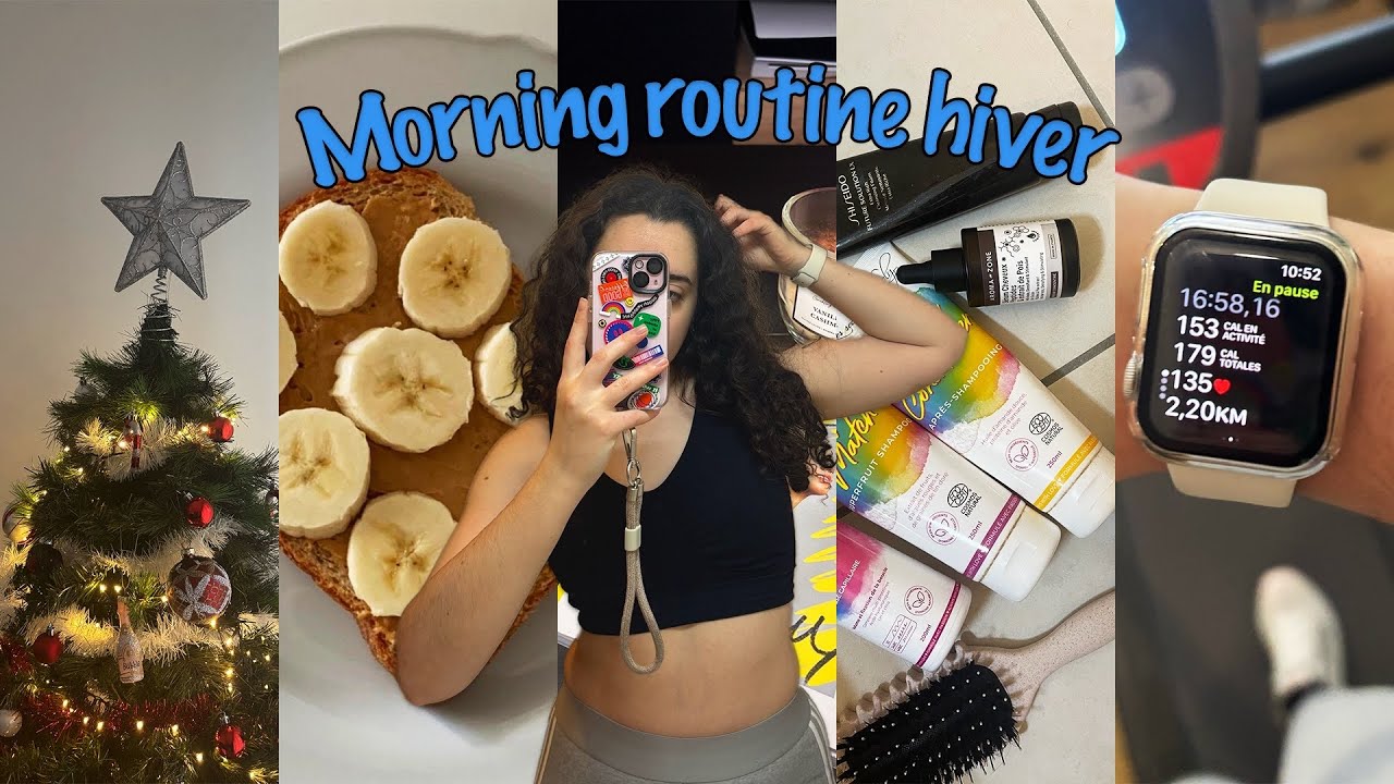 ASMR - MA MORNING ROUTINE D'HIVER 2025 ☕️❄️ (sport,hair routine,recette..)