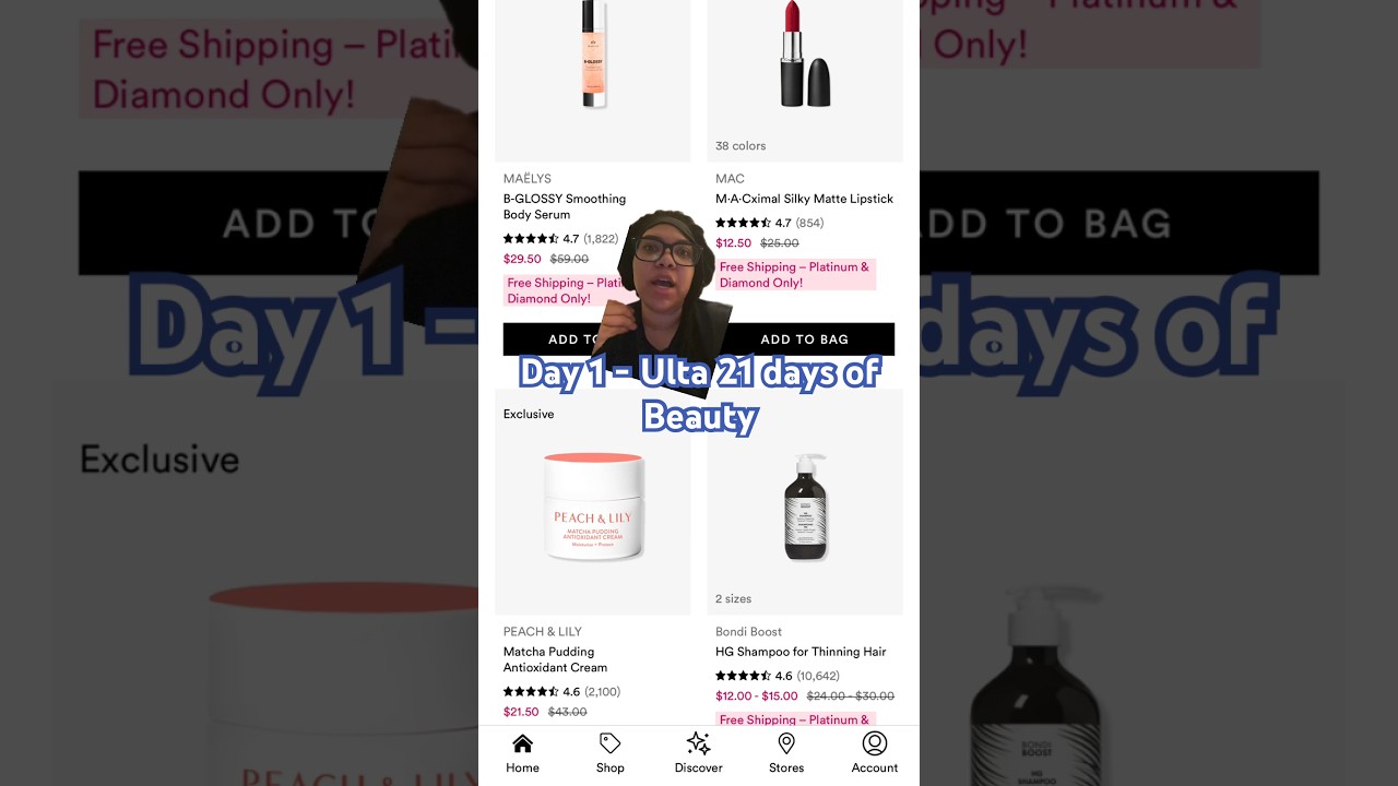 Chaotic sales: Ulta 21 days of beauty - day 1 
