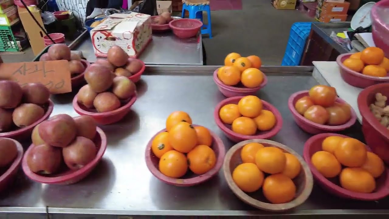 Korea Walking Travel [4K] Busan Choryang Traditional Market