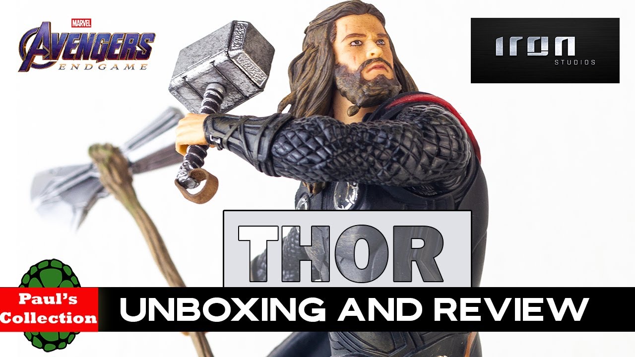 Iron Studios Thor Avengers Endgame 1/10 Scale Unboxing and Review