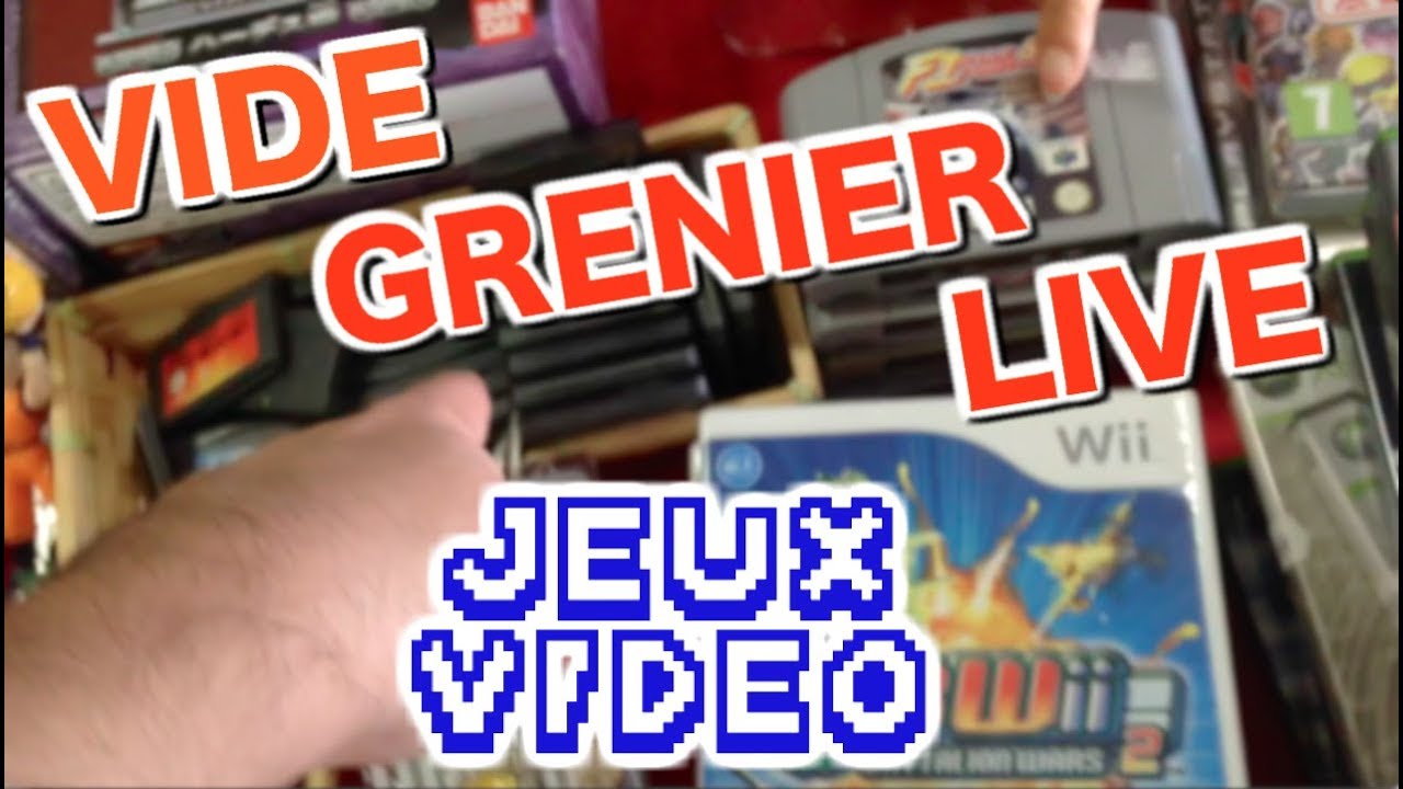 [AMG #50] - VIDE GRENIER LIVE Jeux Vid&eacute;o et cin&eacute;ma