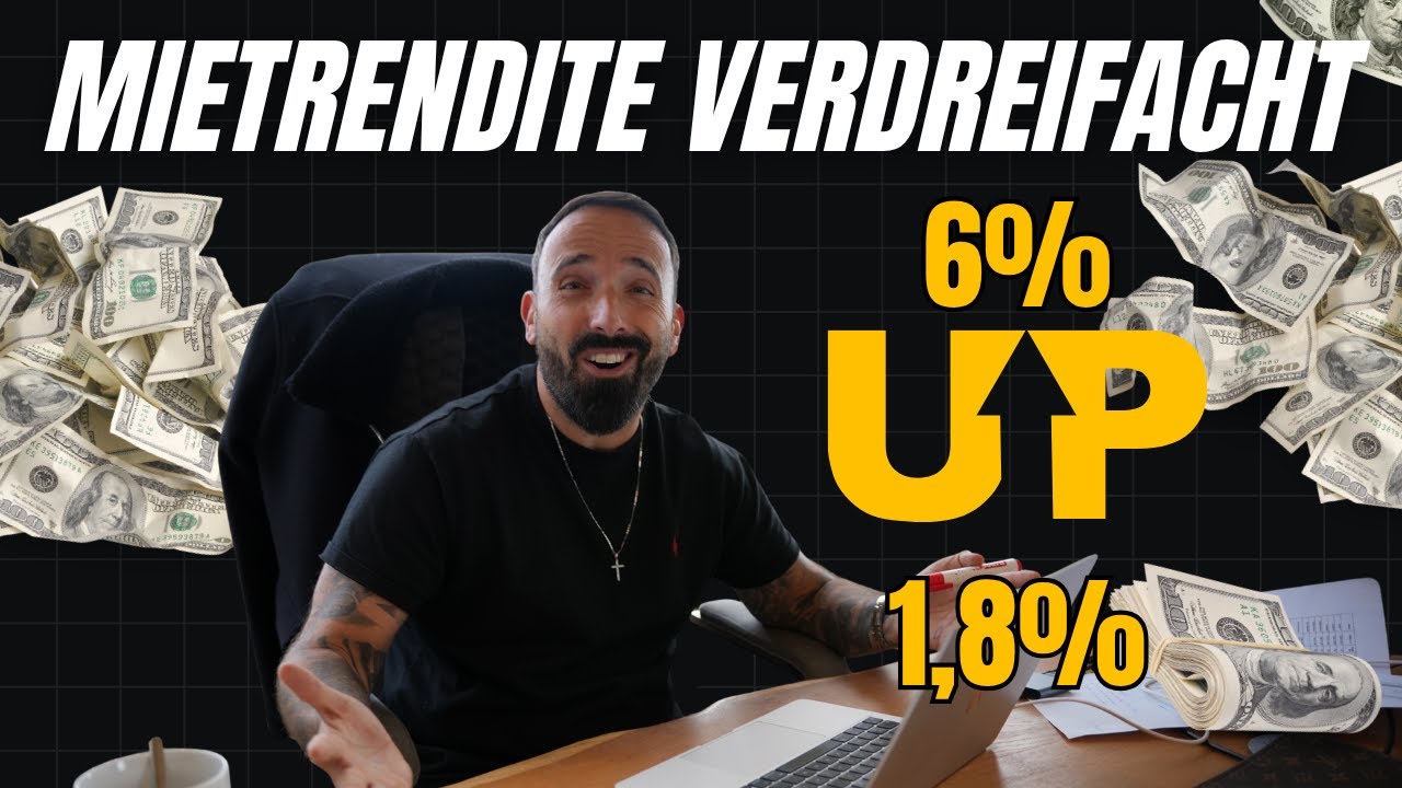 So habe ich meine Rendite VERDREIFACHT! 😱 Von 1,8 % auf 6 % mit echter Immobilie