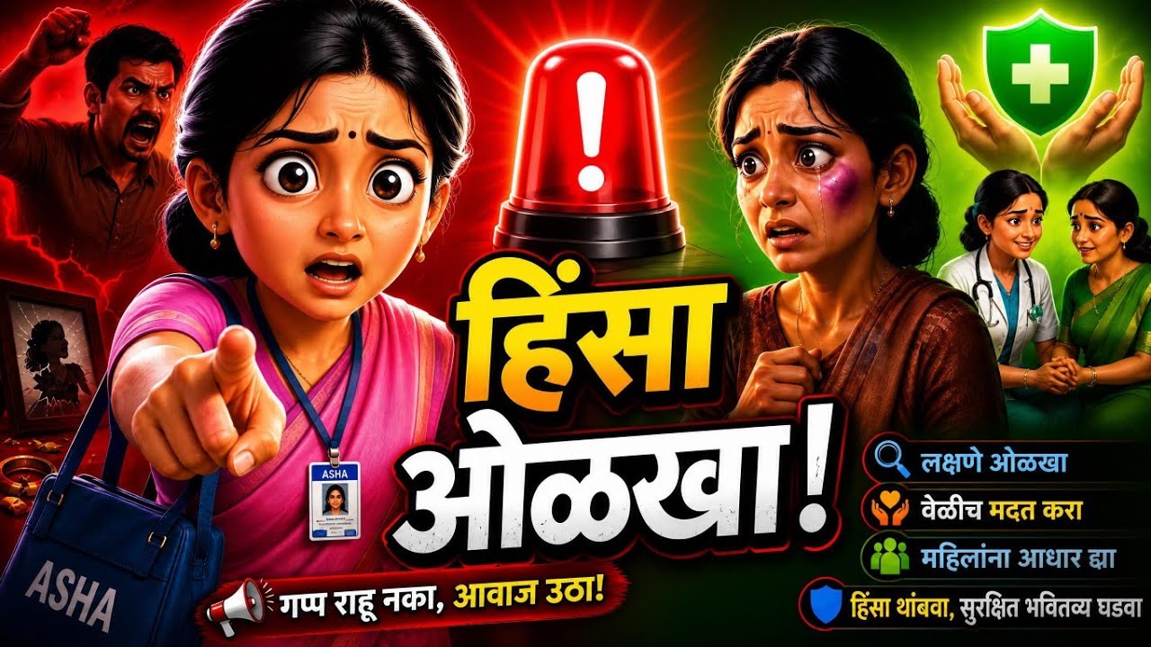 घरगुती हिंसाचार ओळखा 🚨 | Domestic Violence Awareness Training | ASHA Didi ❤️