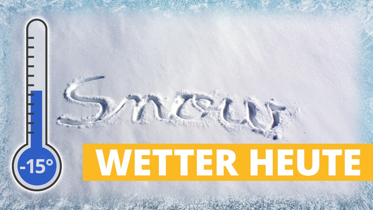 Wetter heute: Von -15 Grad bis zu 15 cm Neuschnee