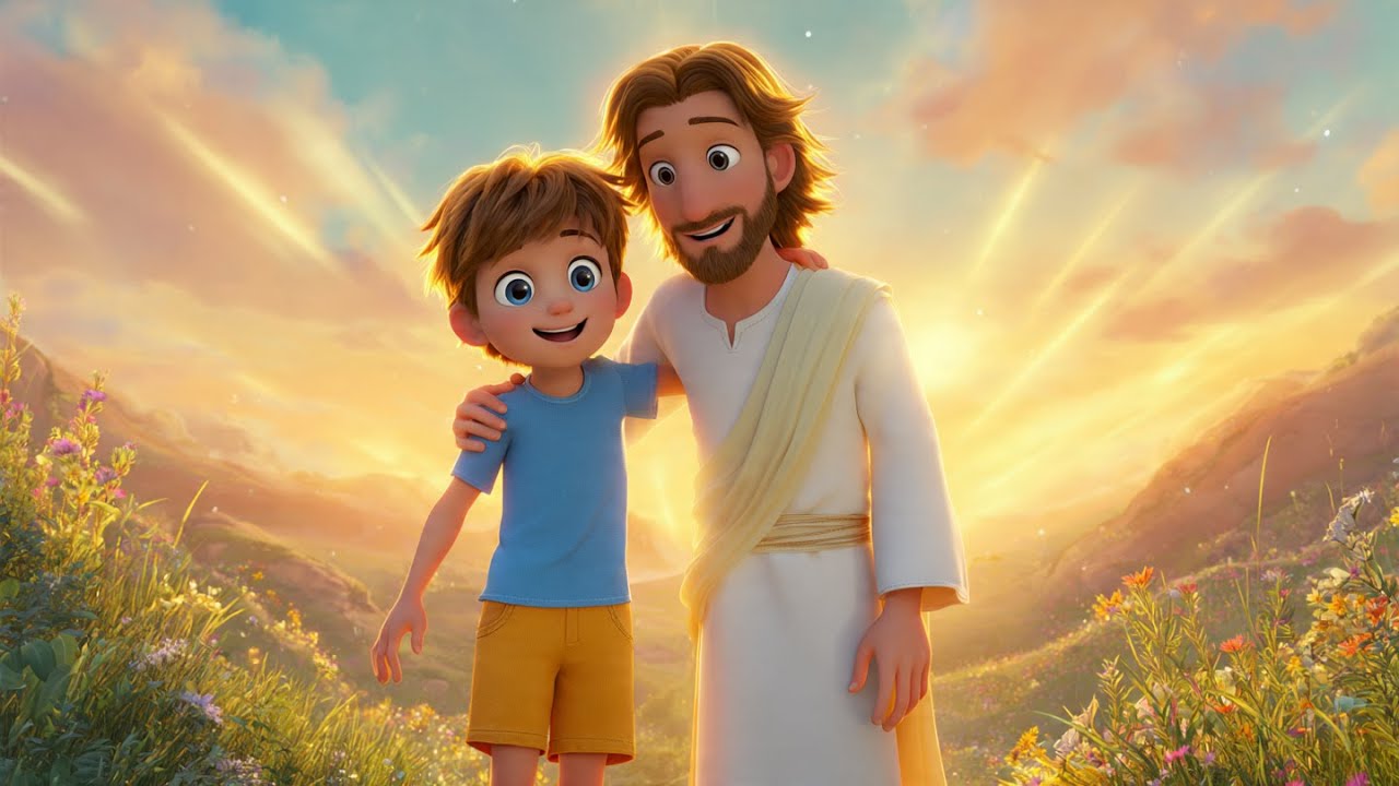 👣 Caminhando com Jesus ✨ | Música Infantil Educativa 🎵| Aprendendo o Amor com Jesus 🙏
