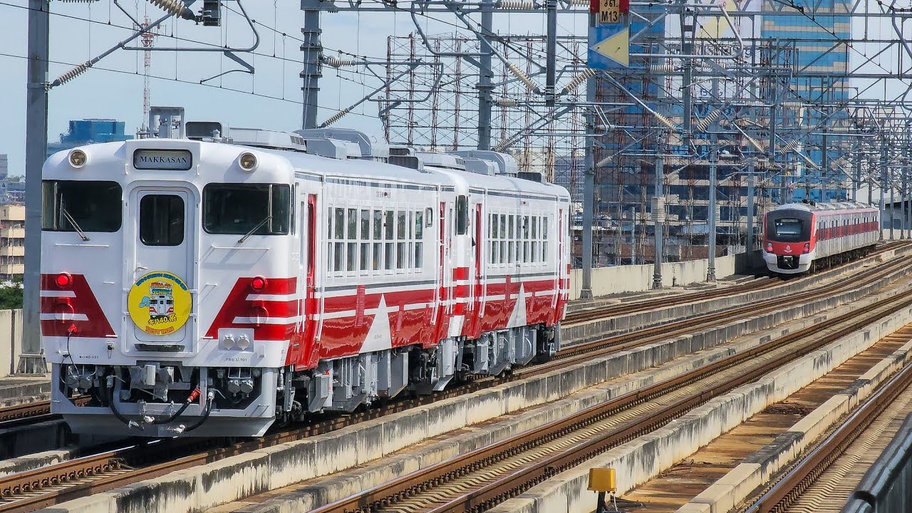 สวยมาก รถไฟคิฮะKiHa40/48  จากญี่ปุ่น🇯🇵 วิ่งทดสอบขบวน1181  มักกะสัน-อยุธยา  #บรรยากาศญี่ปุ่น