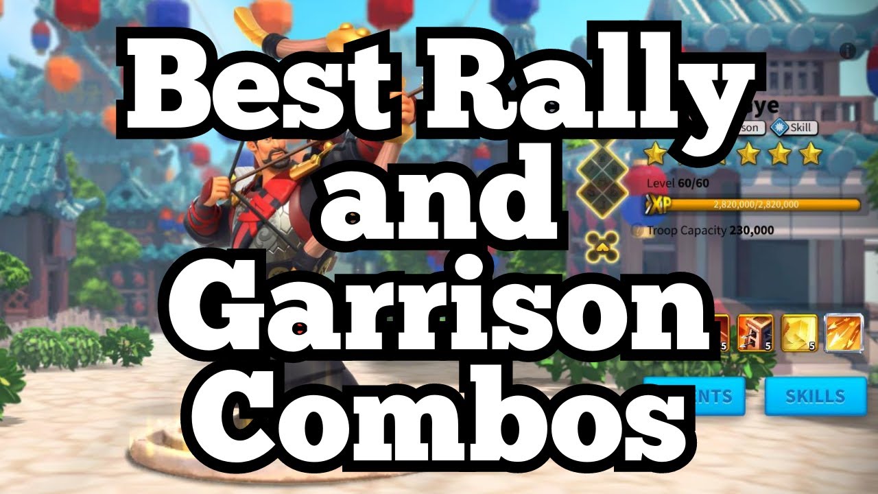 Best KVK1 and KVK2 Rally/Garrison Commanders