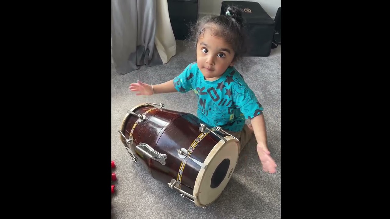 Cute kid playing dholak #dholak #littlemanbeatz #dholakplayer #percussion #indianpercussion