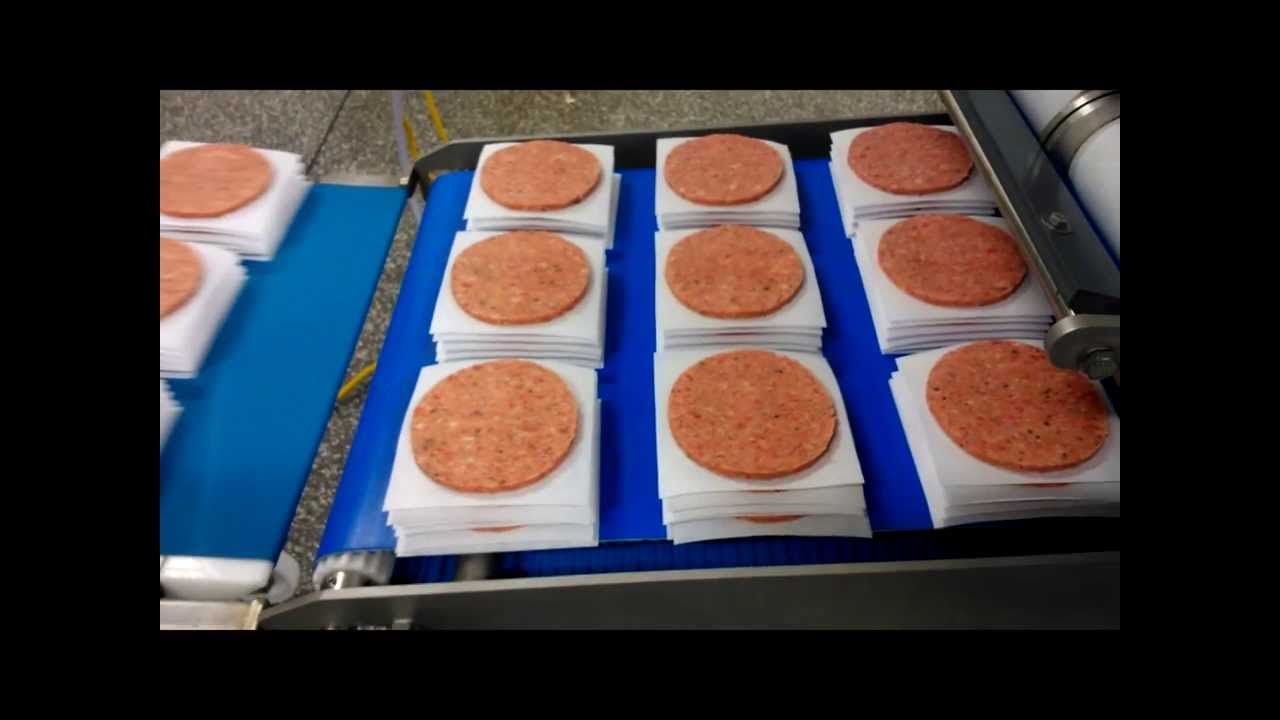 Vacform Interleaver Meat Hamburger