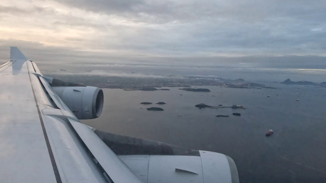 Landing | Río de Janeiro-Galeão | Lufthansa | Airbus A340-300