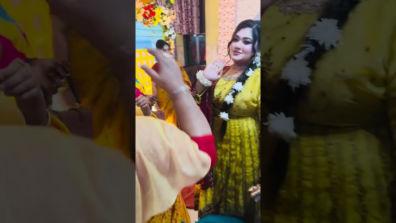 হলুদ part-2 #wedding #weddingvlog #viral #minivlog #youtube #video #fypシ゚viral #fypシ #fyp #foryou 