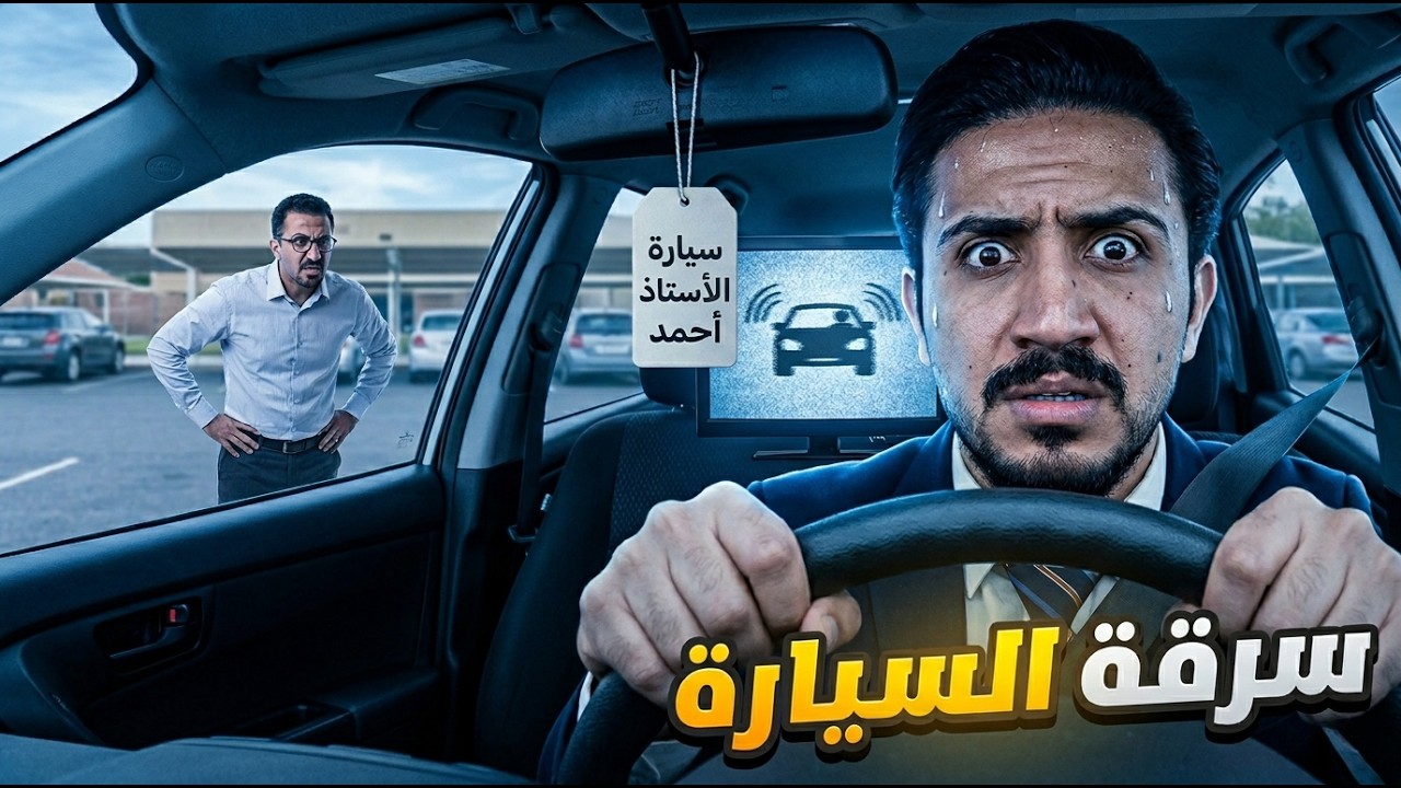 سرقت سيارة الاستاذ بالمدرسه - قصص المتابعين !