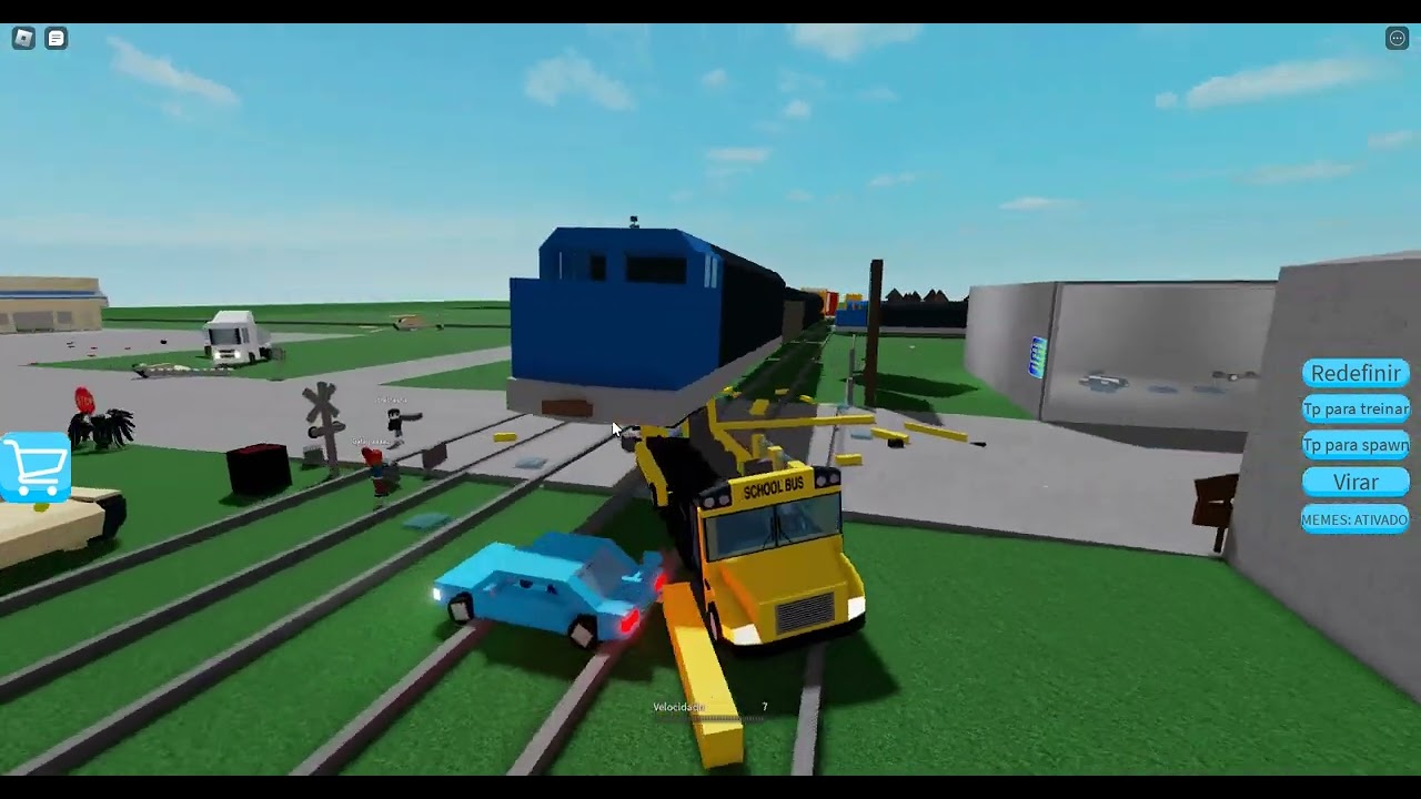 jogando carros vs train