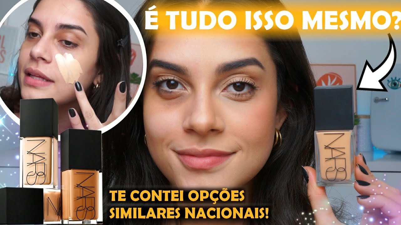 TESTEI A NOVA BASE DE MILHÕES  DA NARS: LIGHT REFLECTING FOUNDATION 💥