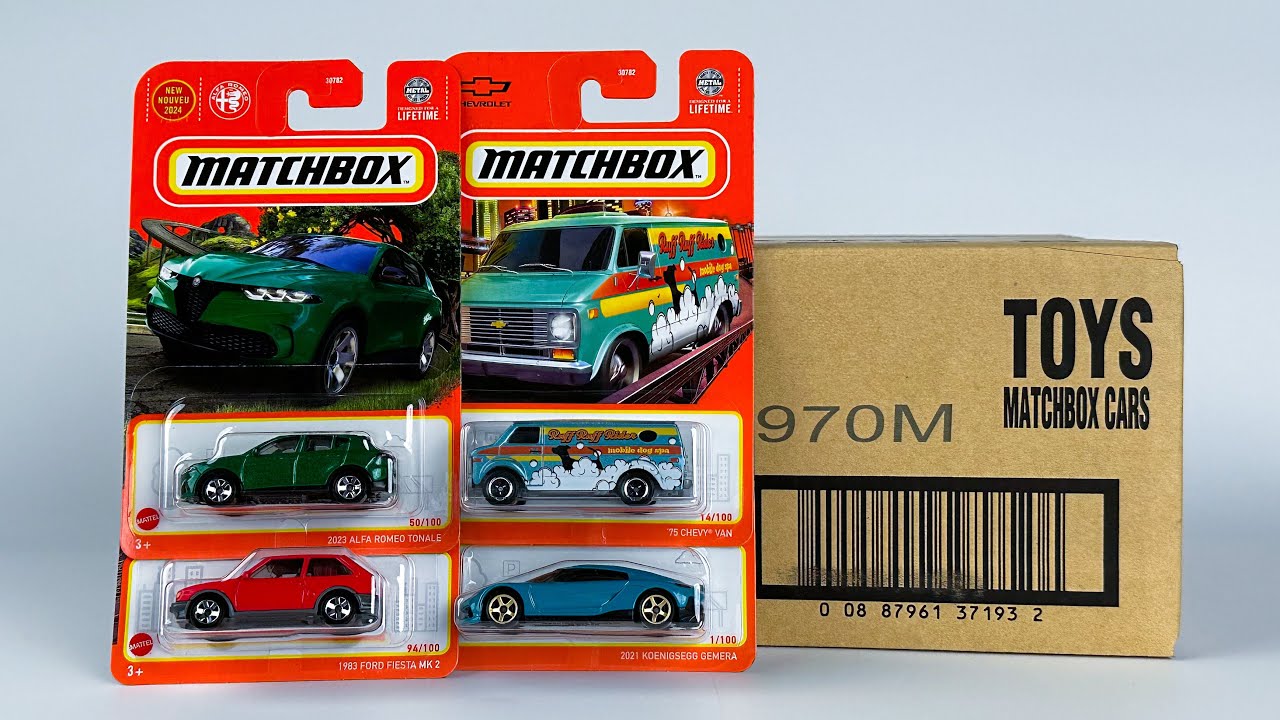 Unboxing 2024 Matchbox - Mix 12 (M case)