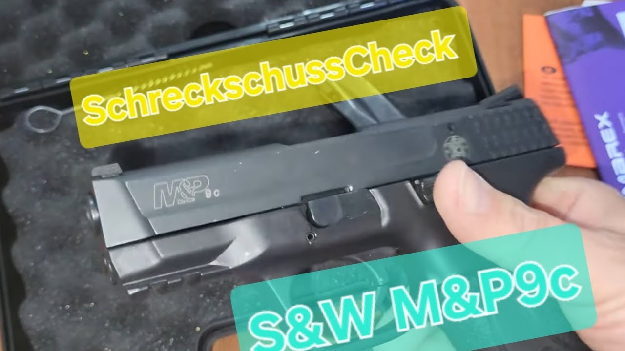 Smith&Wesson M&P9c // Schreckschusspistole// 9mmPAK