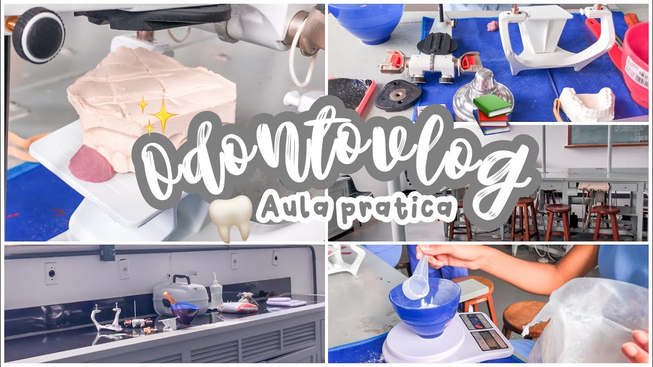 🦷 📚 Odonto Vlog: aula prática de escultura, gesso e moldagem | Estudante de odontologia