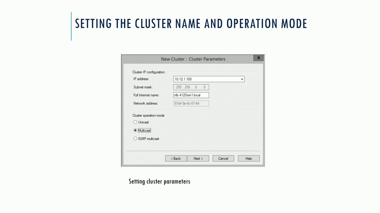 CT 320 Unit9 A Network Load Balancing