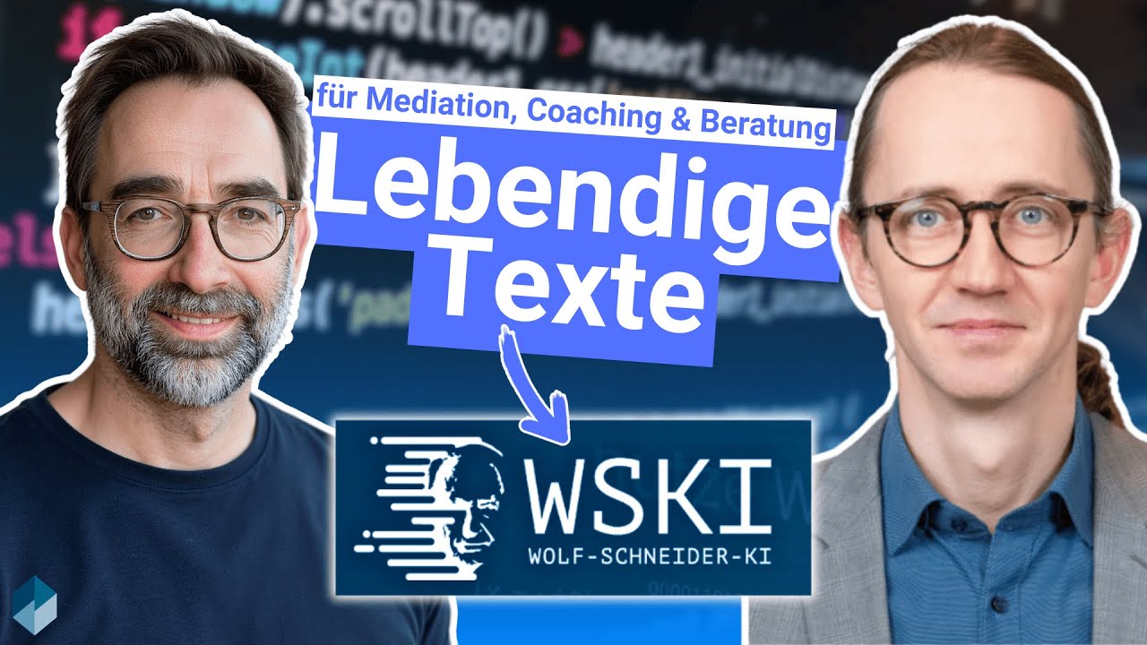 Wolf-Schneider-KI: in lebendigem Deutsch schreiben (KI-Kompass für Mediation, Coaching & Beratung)