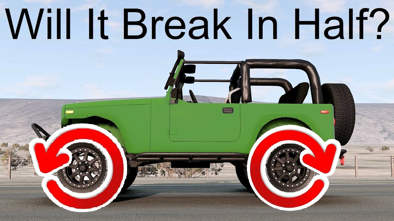 The Flipped 4x4 Axles - Will It Drive? BeamNG.Drive