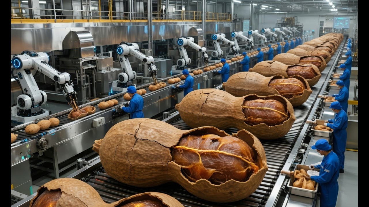 Discover the Giant Tamarind Factory: From Fresh Tamarind Fruit to Concentrated Tamarind Powder