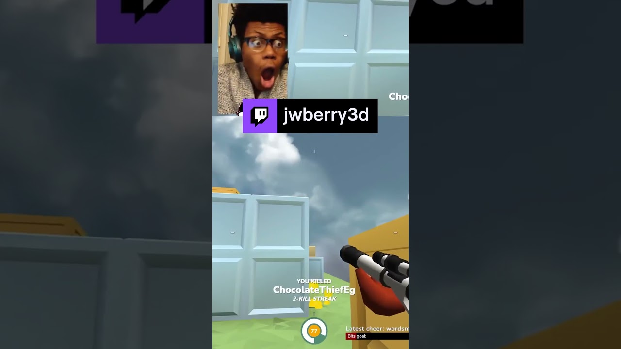 clean mid air | jwberry3d on #Twitch #shorts #shellshockers #shellshocker
