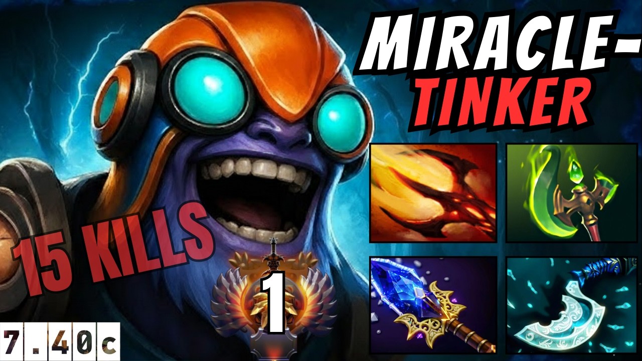 MIRACLE- TINKER 😱⚡ 7 MIN DAGGER &ndash; FULL MAP CONTROL | 7.40c