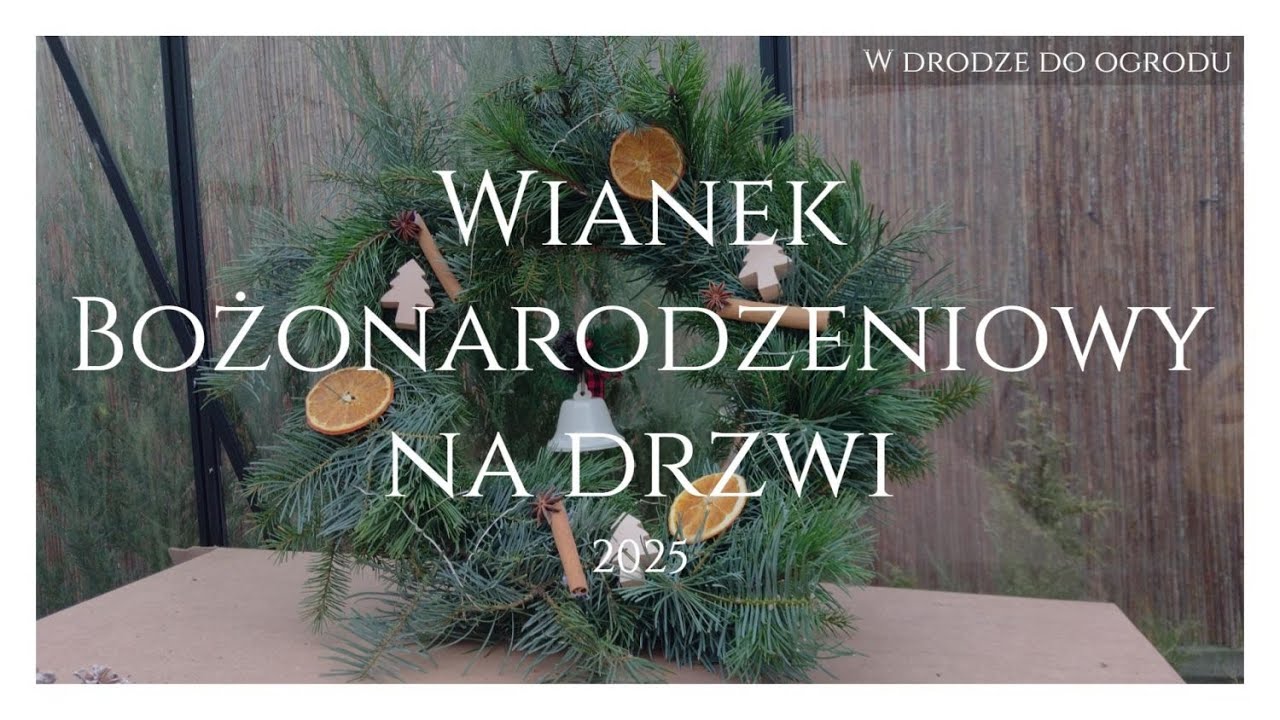 Wianek Bożonarodzeniowy na drzwi 2025