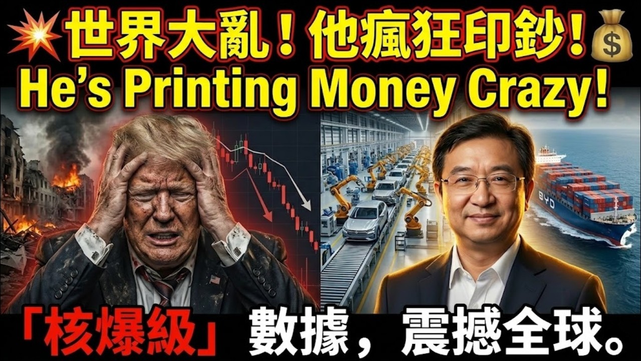 全球戰火紛飛，唯獨這座工廠24小時瘋狂印鈔！中國「核爆級」數據震撼世界